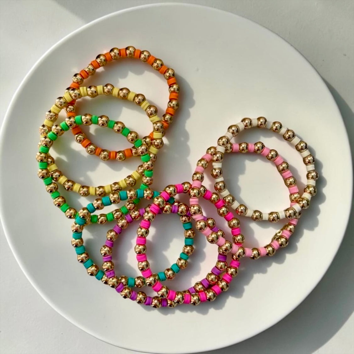 The Color Pop Bracelet (Stretch bracelet)in Multiple Colors