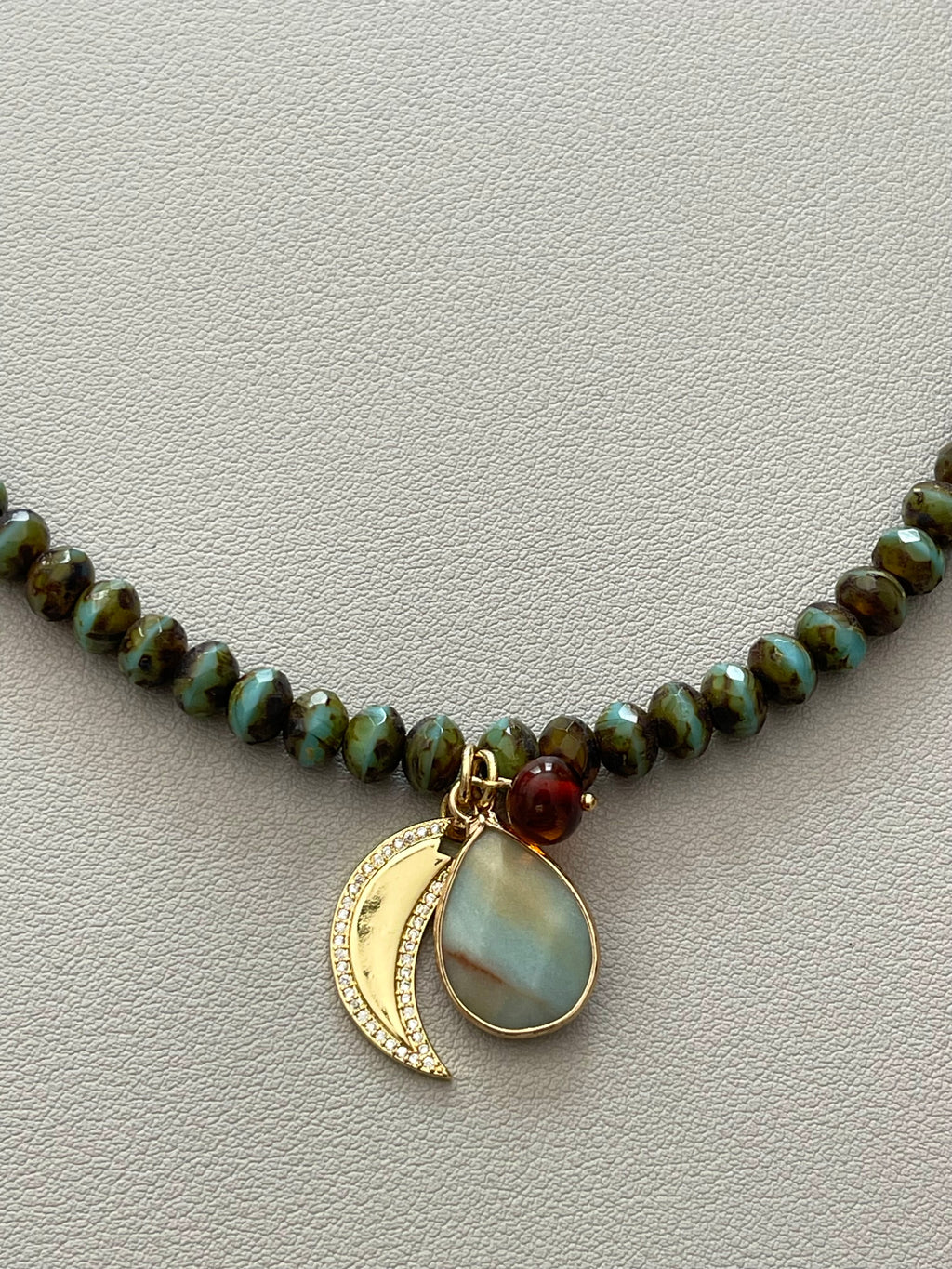 Amber Bay Necklace OOAK