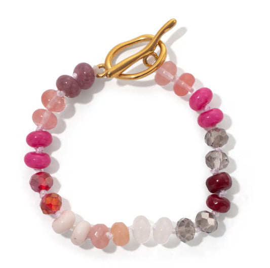 Natural Stone Bracelets Hand Knotted