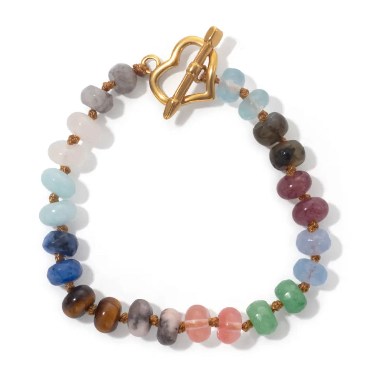 Natural Stone Bracelets Hand Knotted