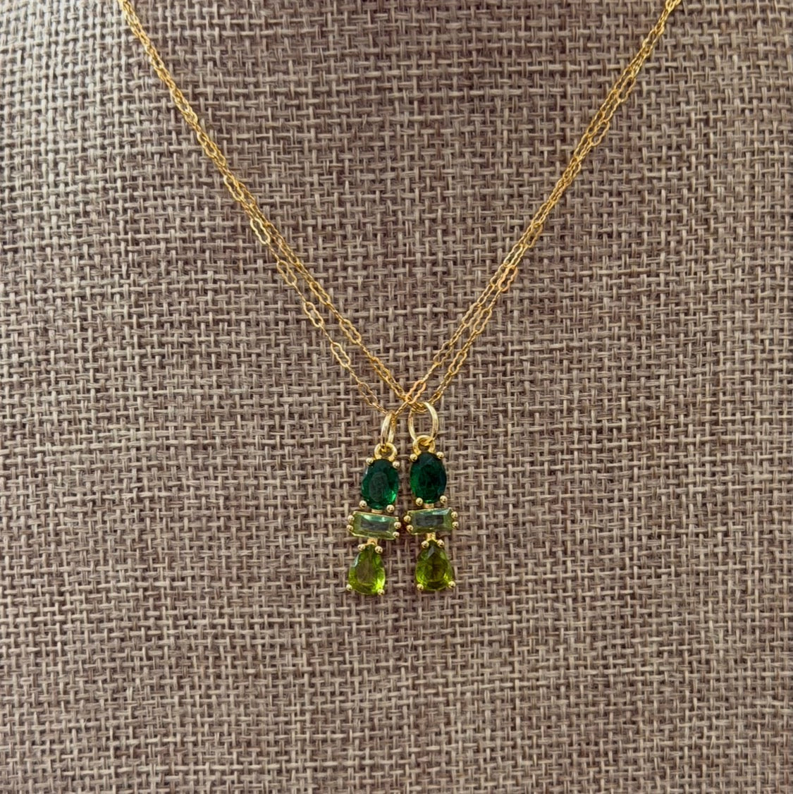 The Greenlight Pendant Necklace 14/20 Gold Filled Chain