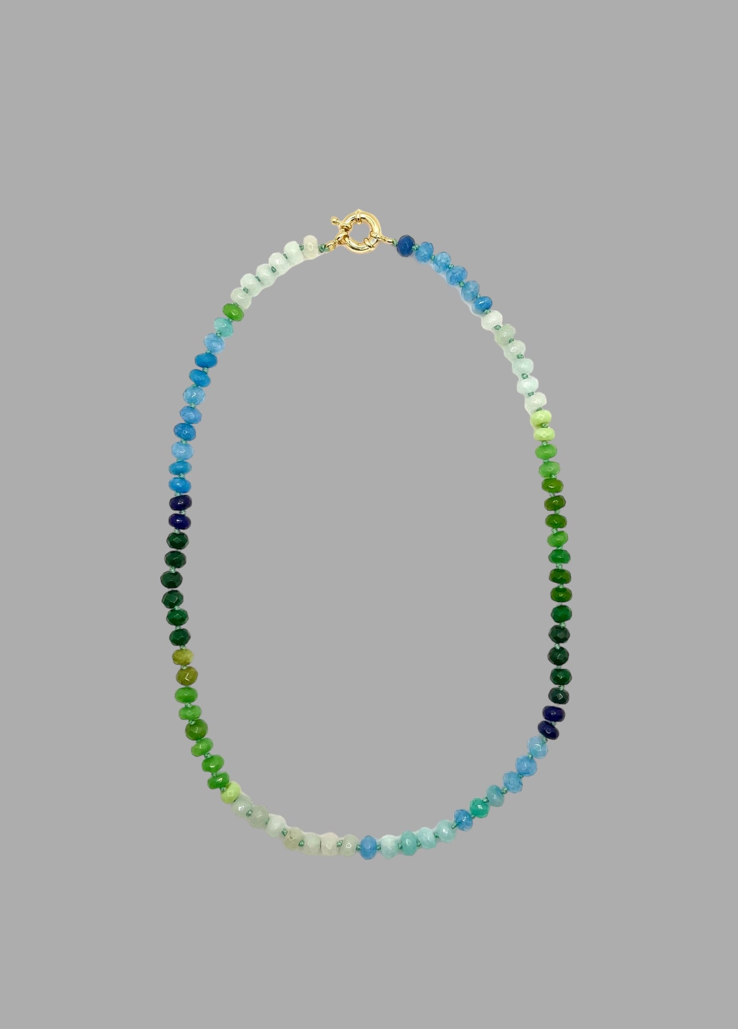 The Blues and Greens Necklace