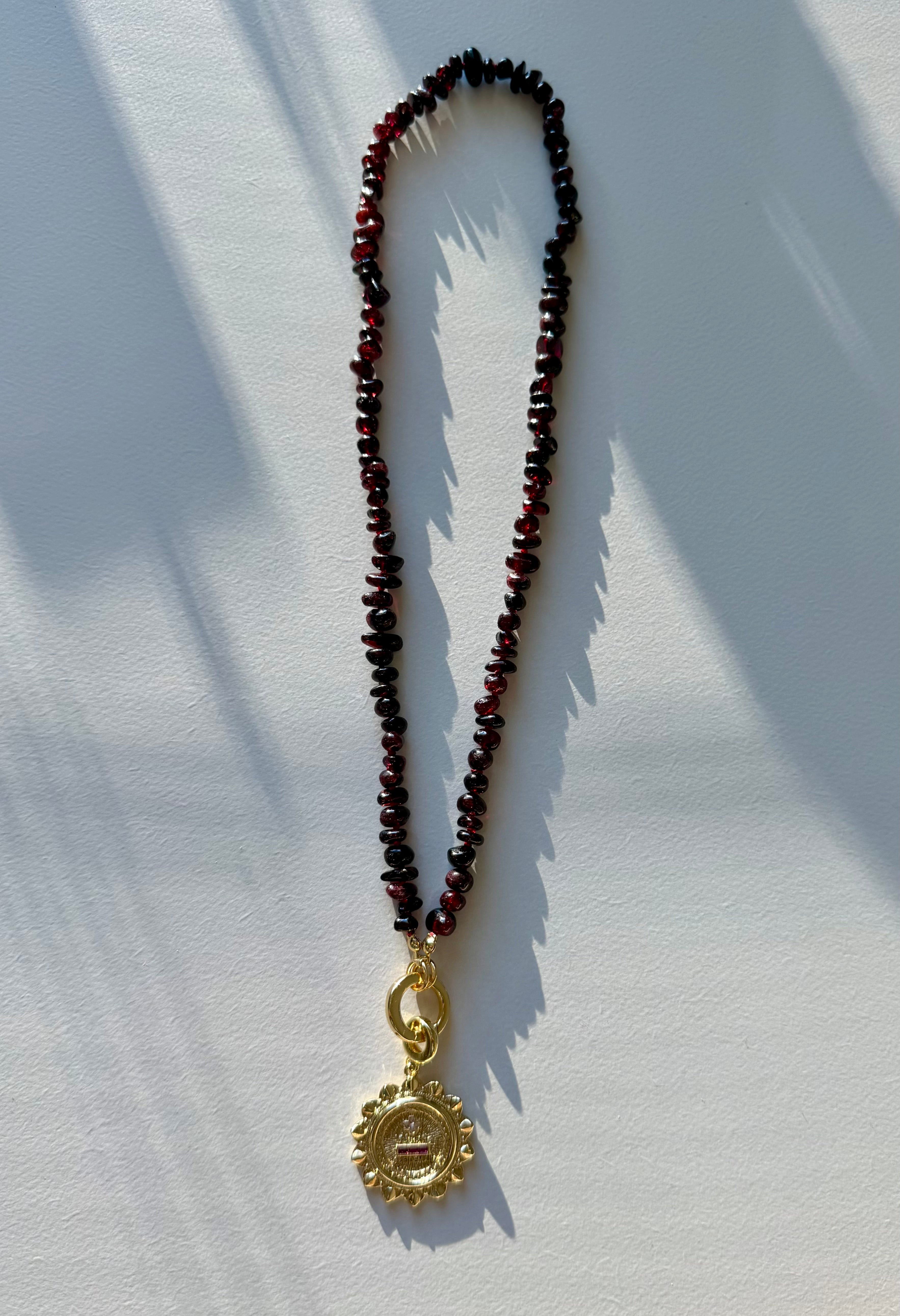 The Honor Garnet Necklace