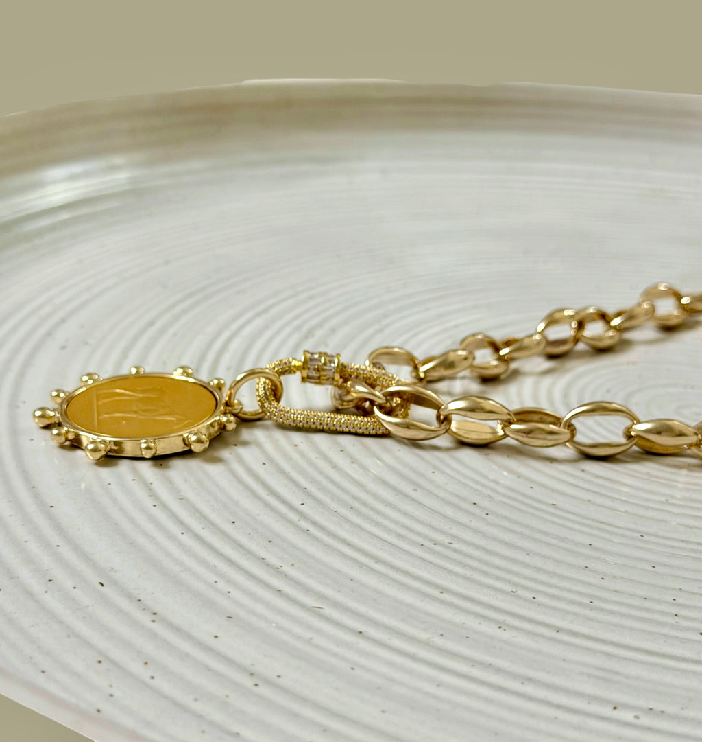 Golden Tempo Necklace OOAK