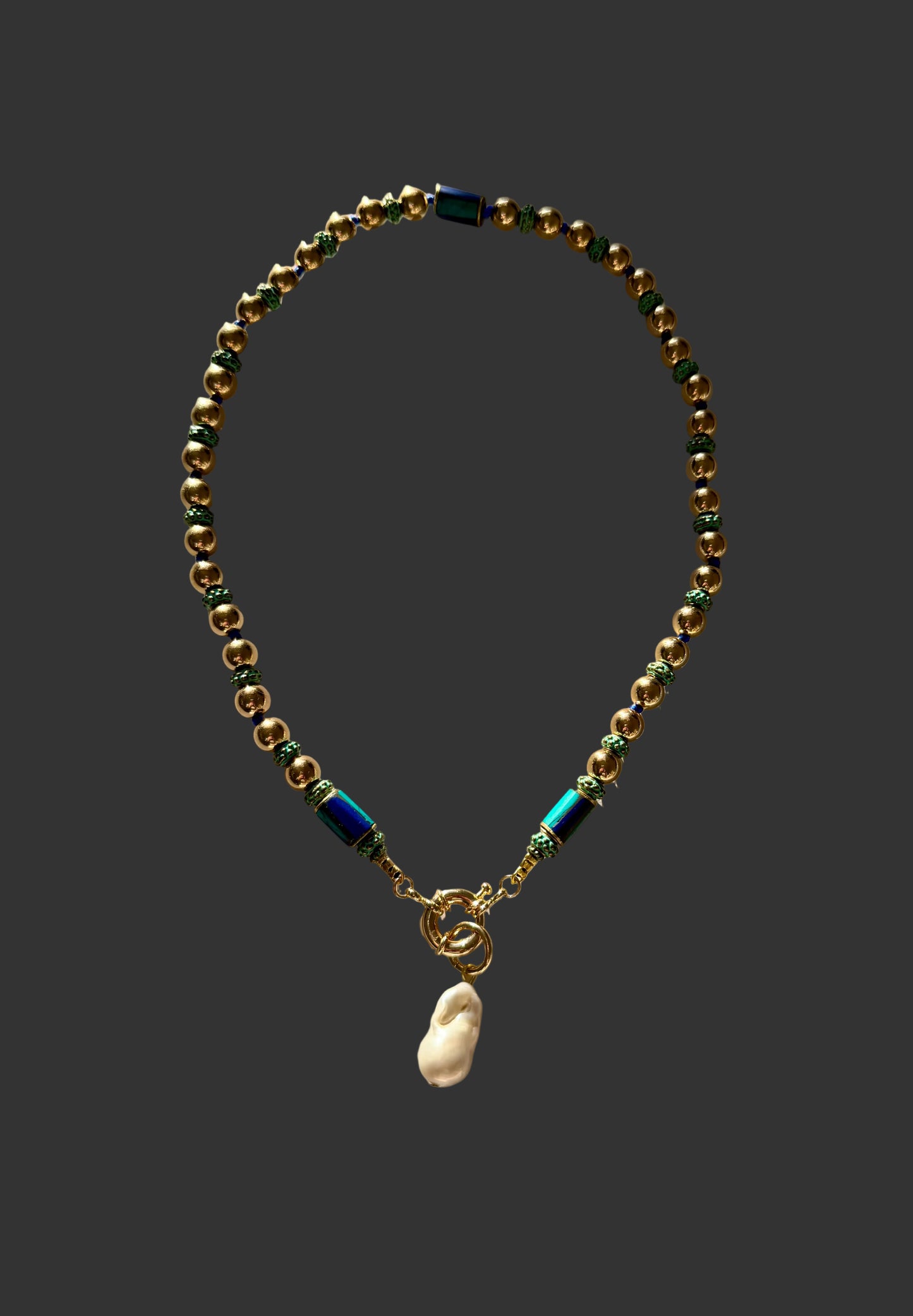 The Blue Satin Talisman OOAK