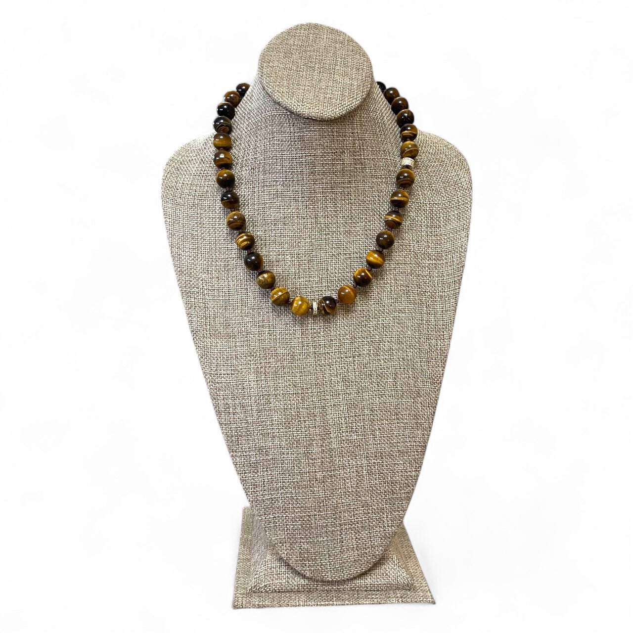 The Goldie✨ Highest Quality Tiger Eye Handknotted Necklace OOAK
