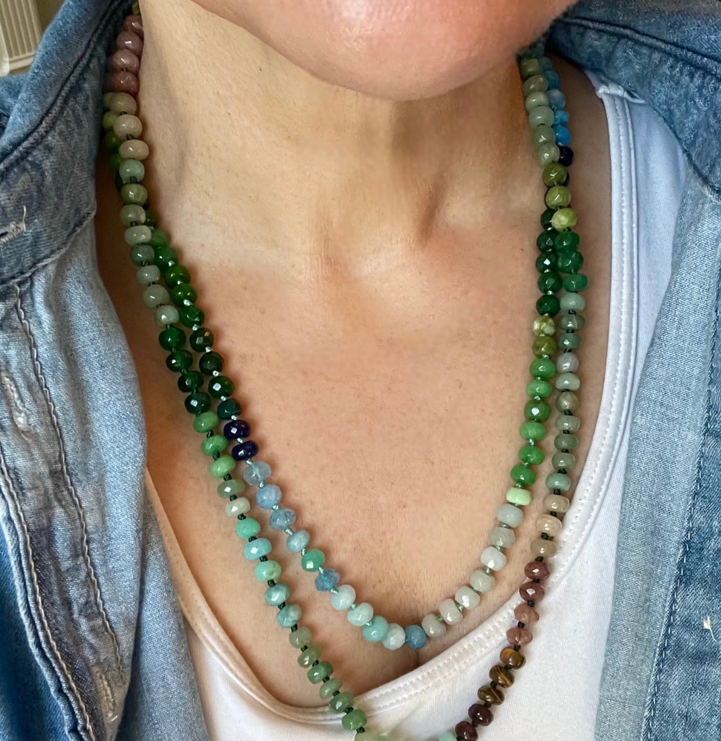 The Blues and Greens Necklace