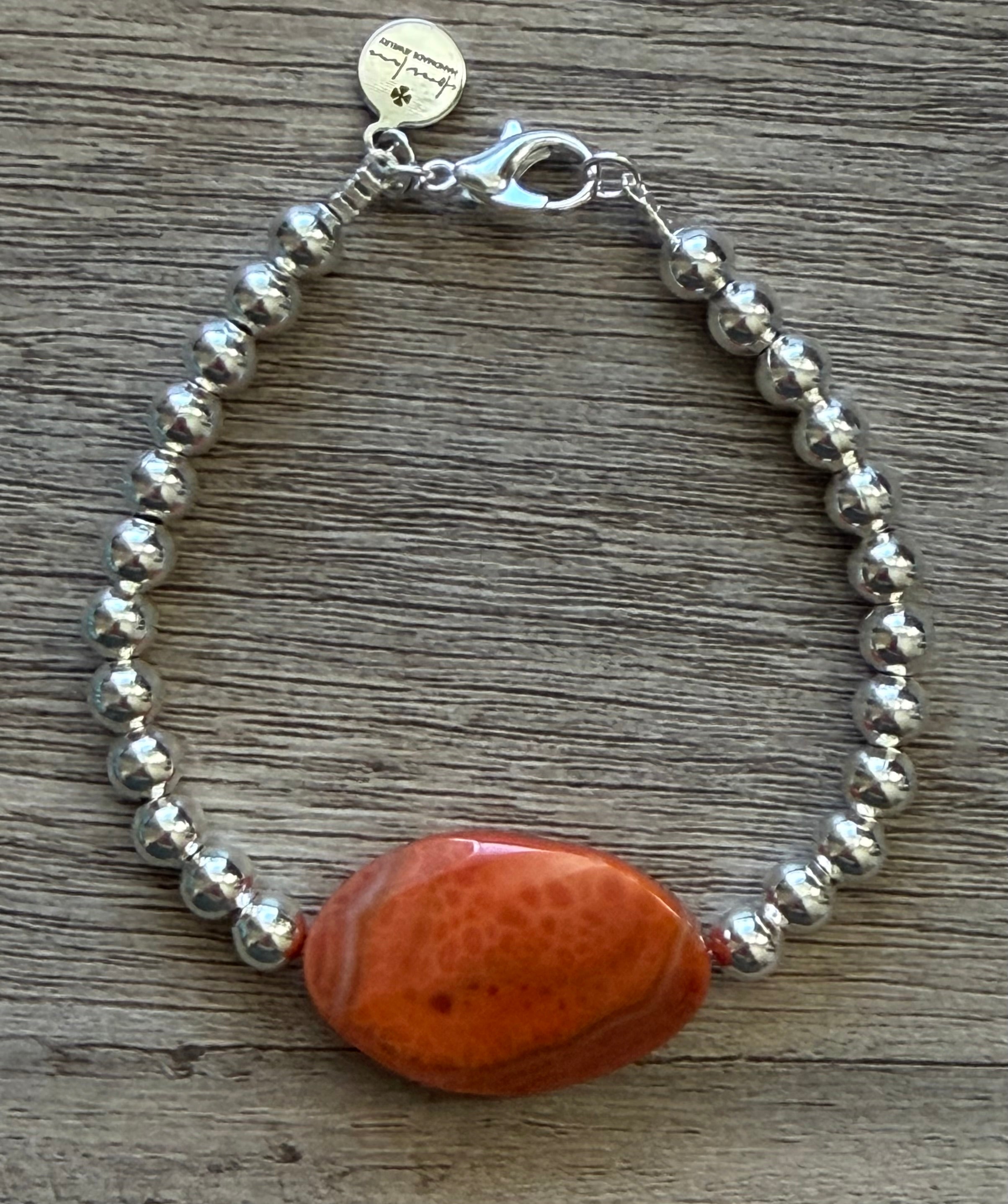 Turquoise & Carnelian Bracelets: 4 Styles
