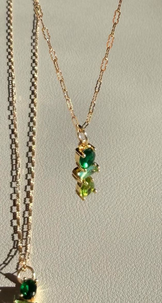 The Greenlight Pendant Necklace 14/20 Gold Filled Chain