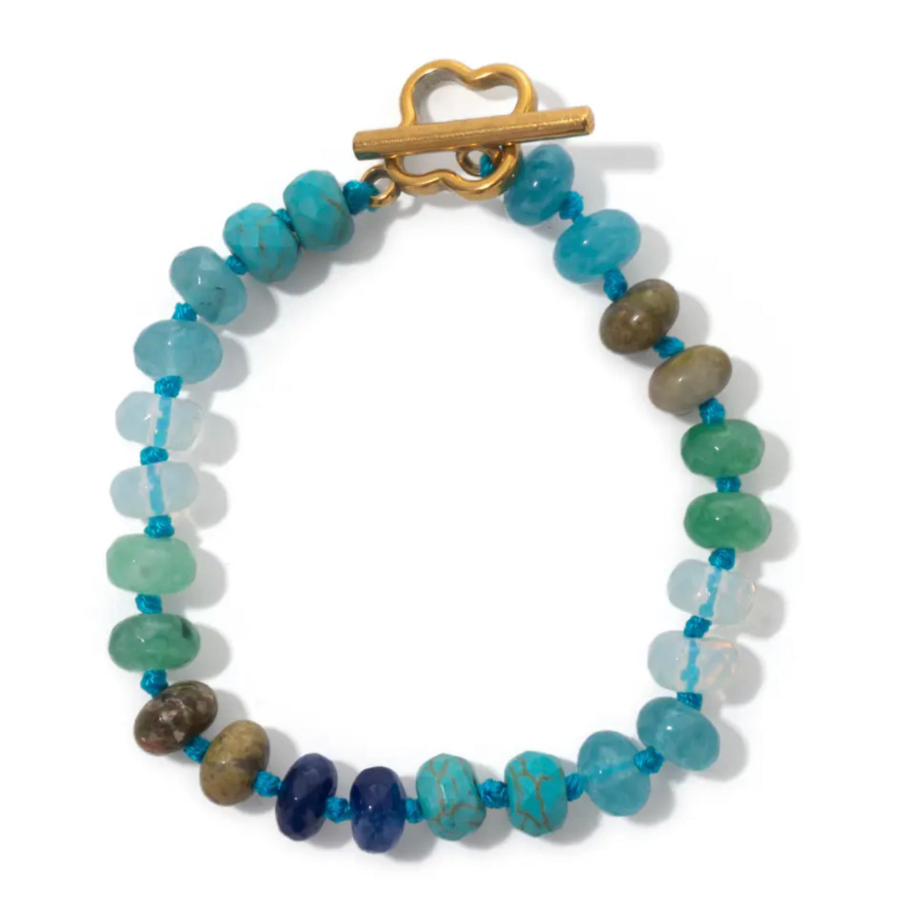 Natural Stone Bracelets Hand Knotted