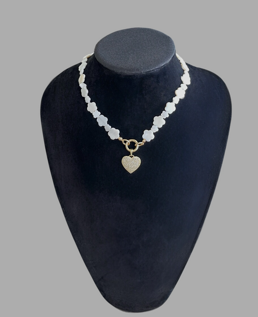 Flowers on the Beach Necklace