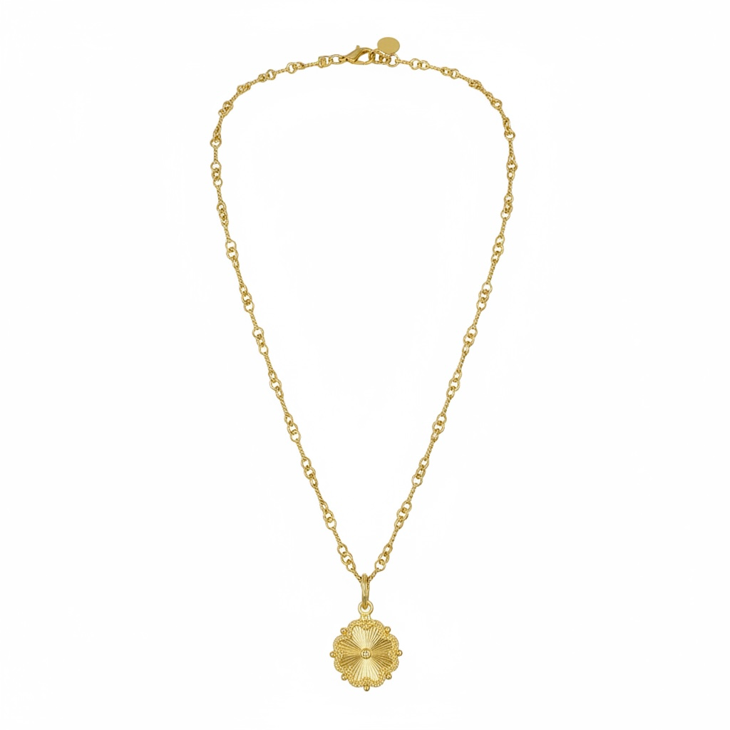 The Gilded Flower Necklace OOAK