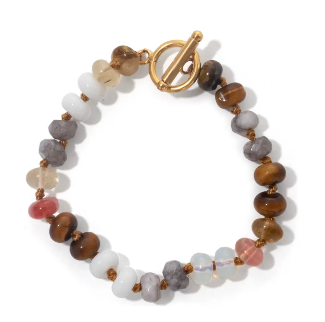 Natural Stone Bracelets Hand Knotted