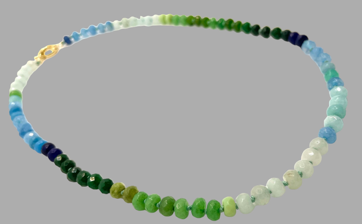 The Blues and Greens Necklace