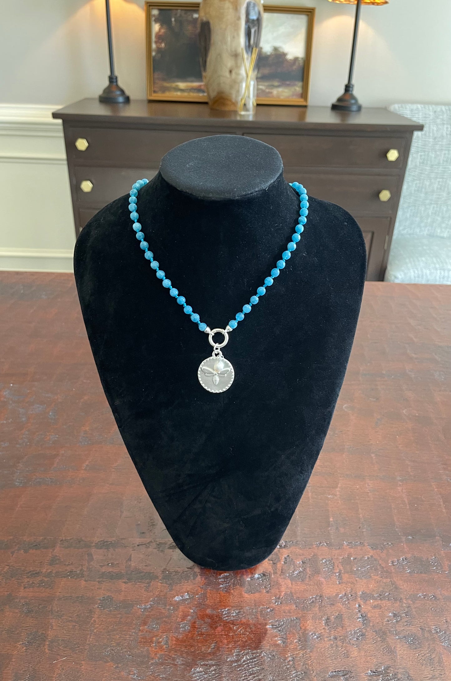 Blue Honey Necklace