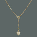The Happy Heart Lariat Necklace: OOAK and Waterproof