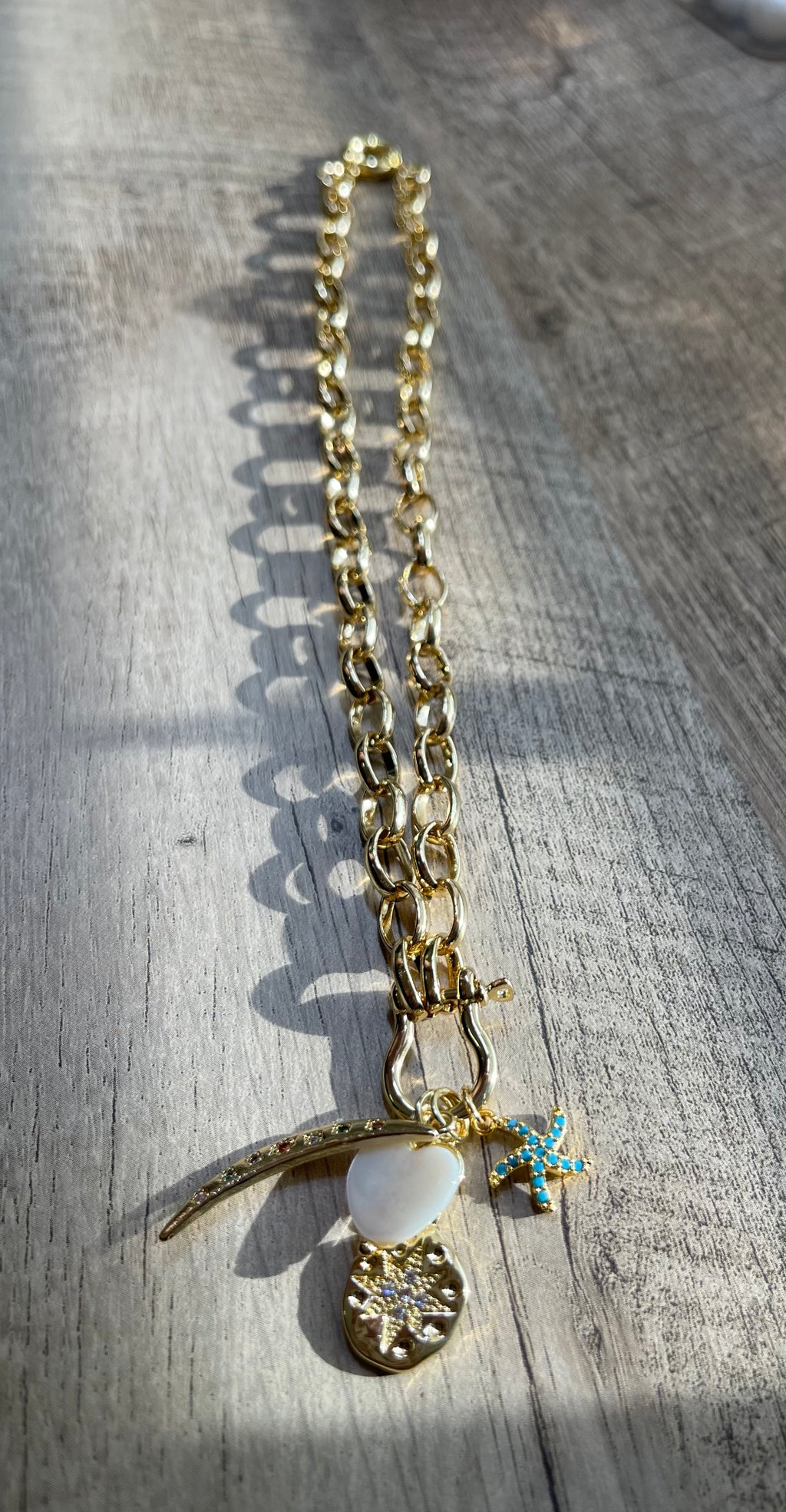 Charm Your Socks Off Necklace