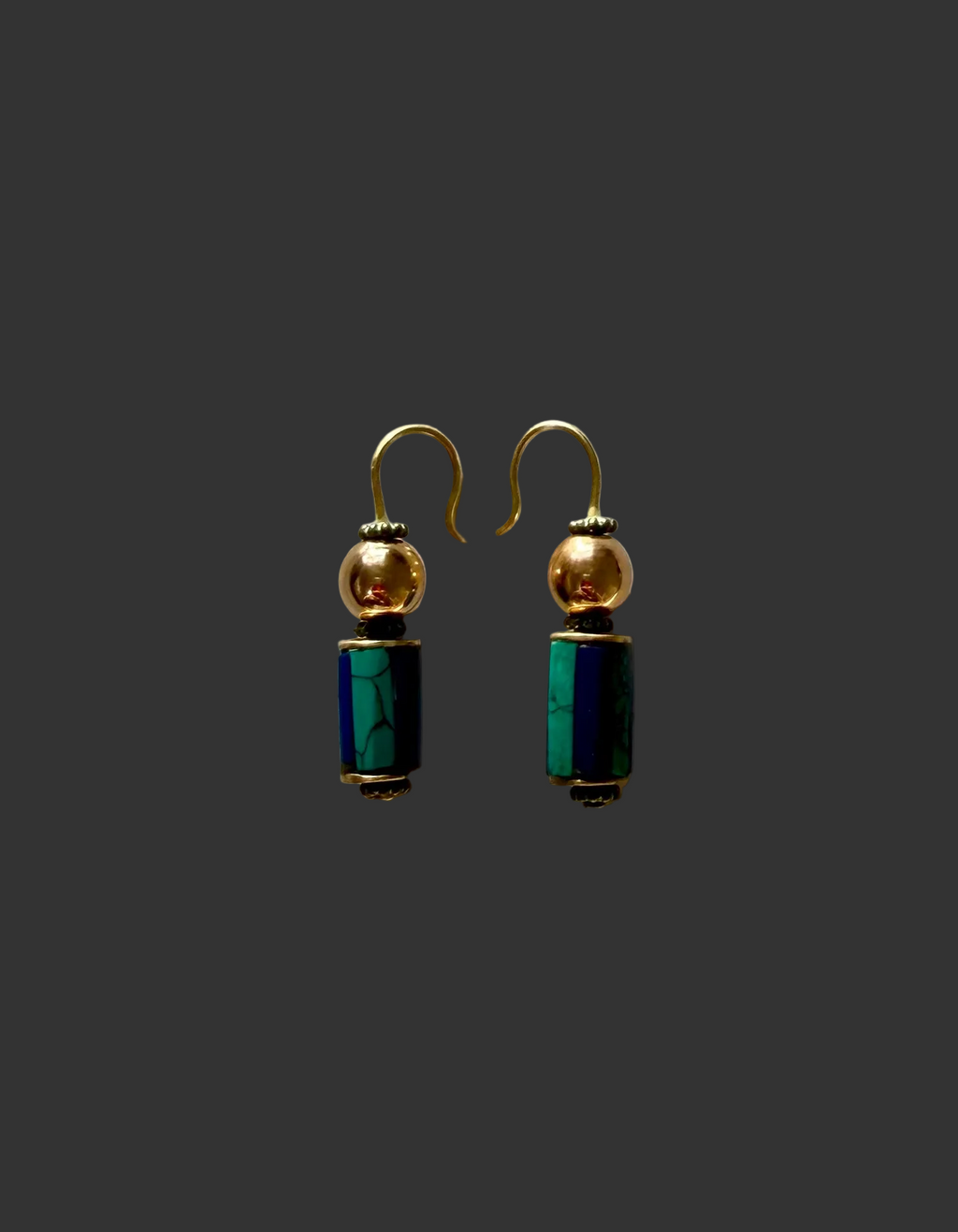 The Emblem Earrings: OOAK