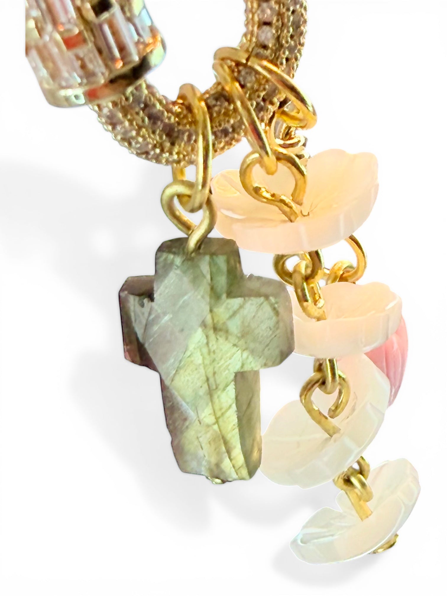 Aquamarine Essence Necklace: Choice of Gold or Silver