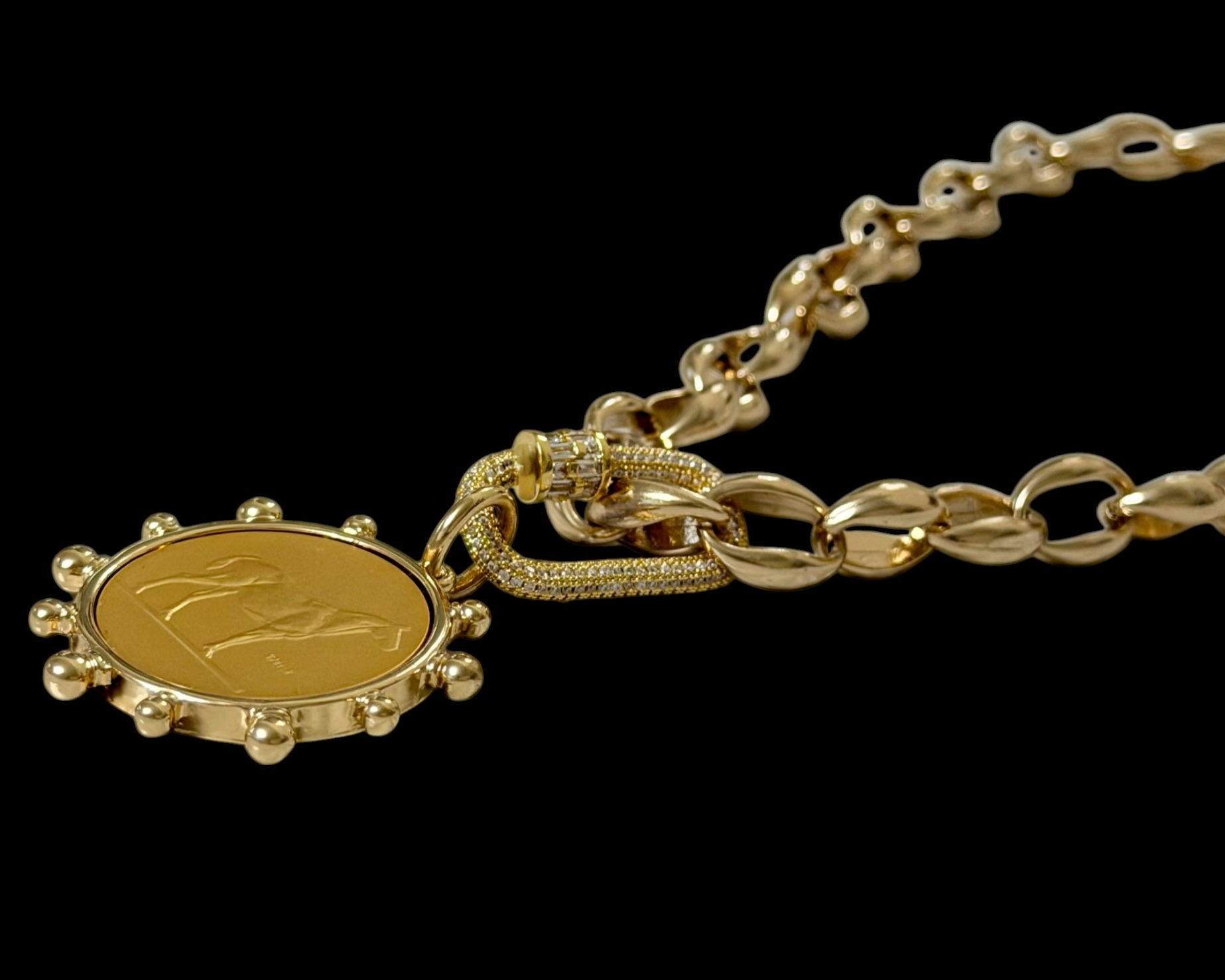 Golden Tempo Necklace OOAK