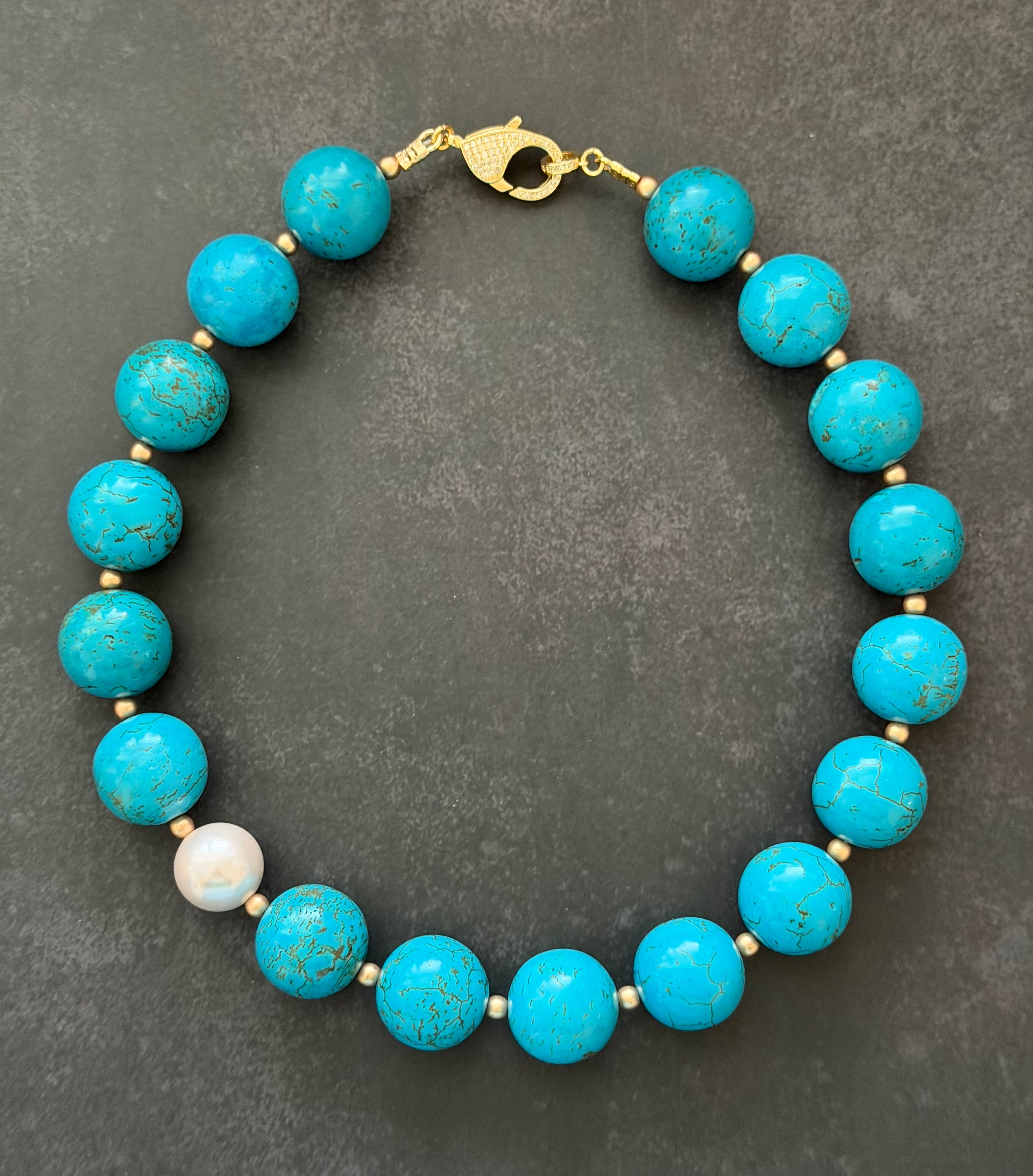 The Azure Coast Necklace OOAK