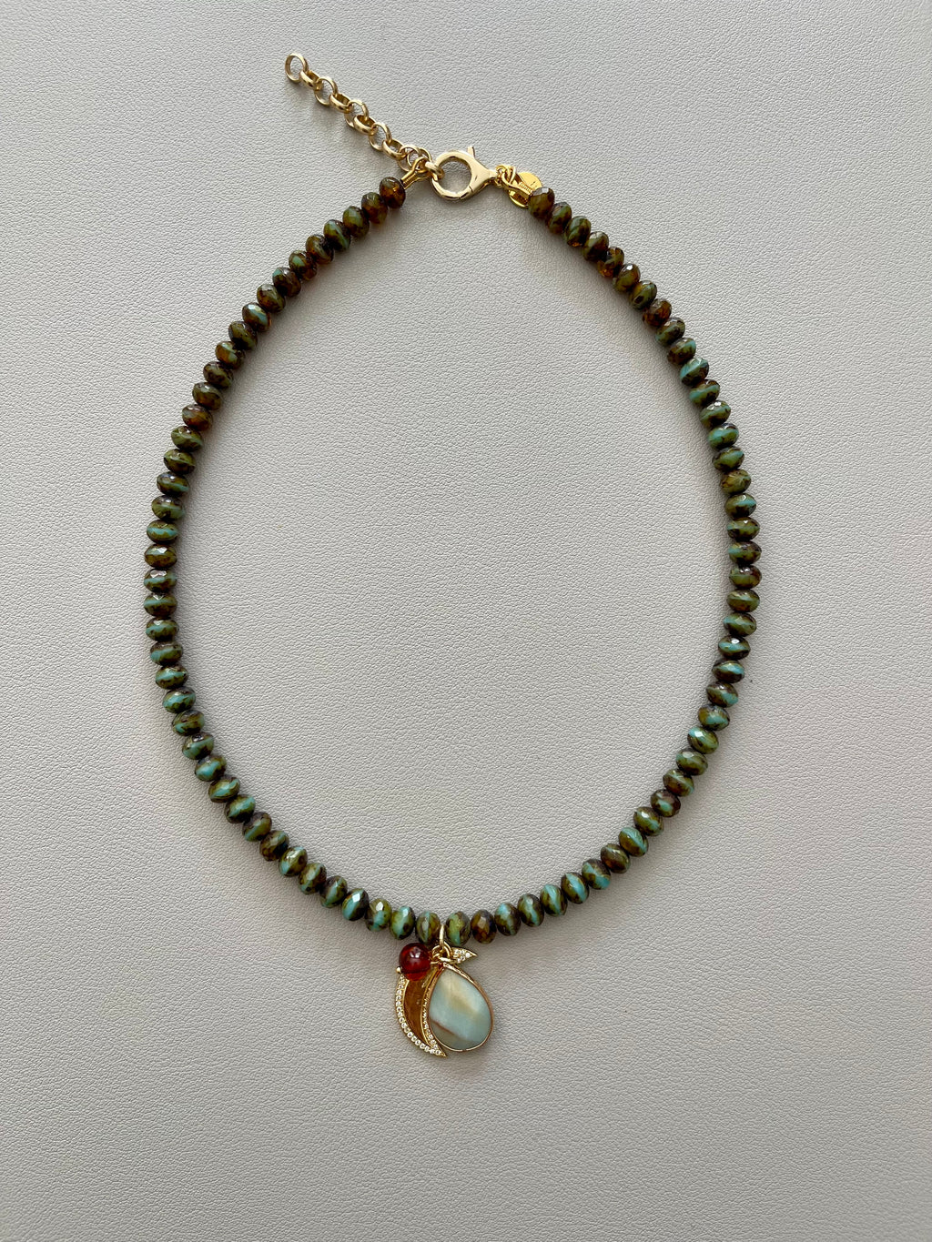 Amber Bay Necklace OOAK
