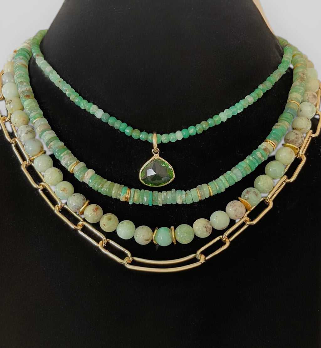 Green Apples Necklace