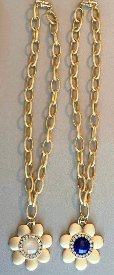 The Daisy Gem Center Necklace: 3 Options