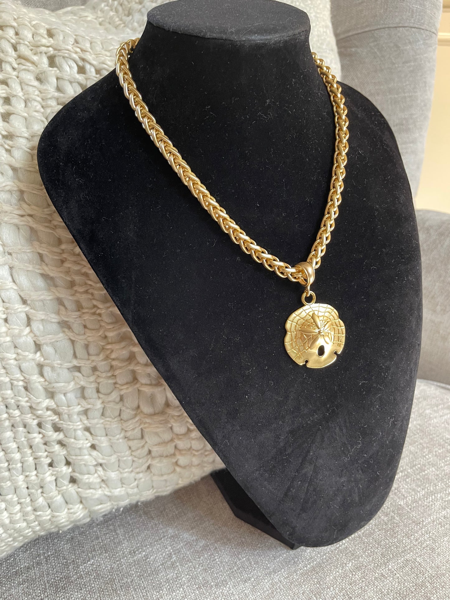 Sand Dollar Statement Necklace