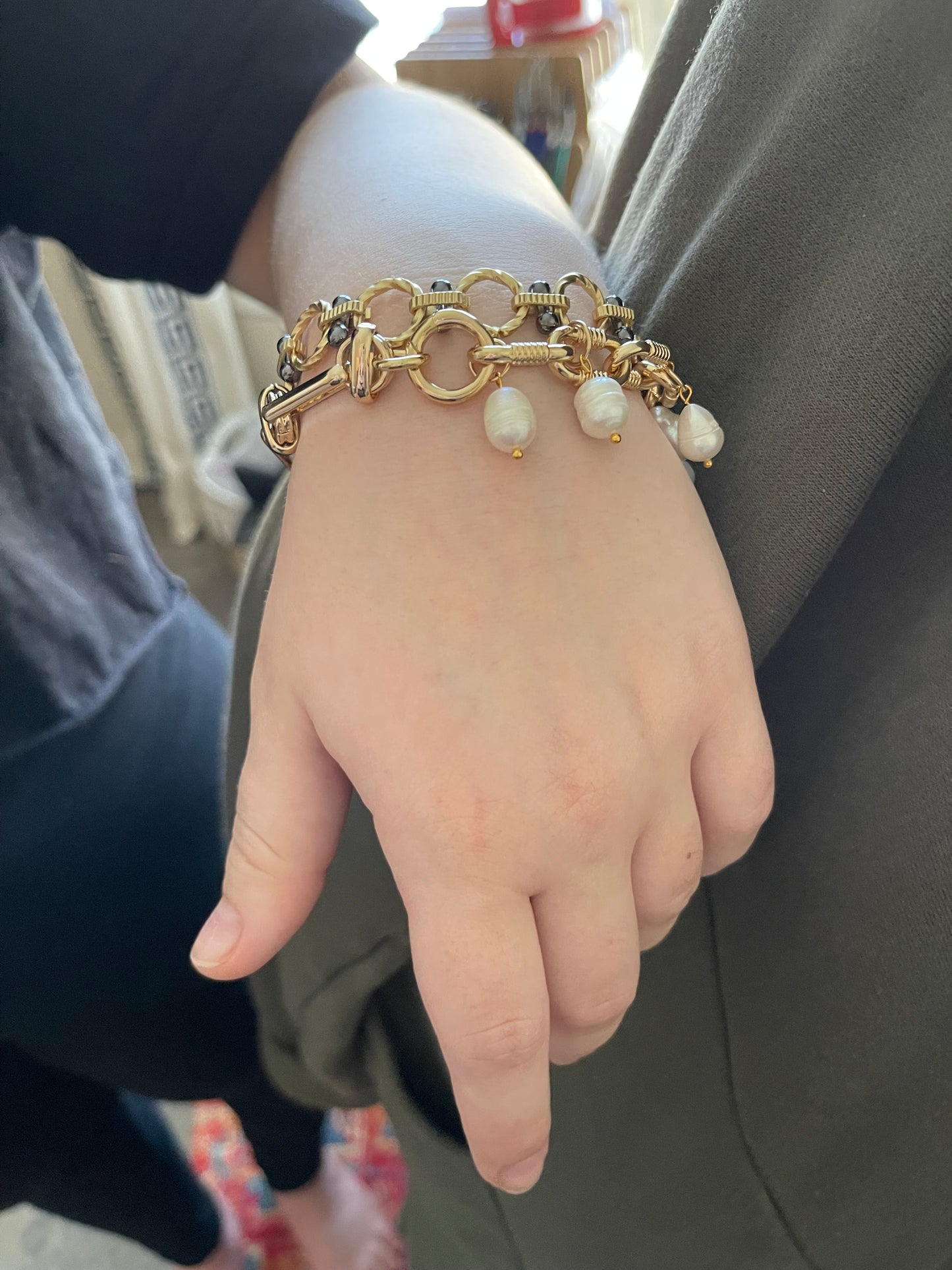 Stacked in Gold Bracelets (3 Bracelet Stack)