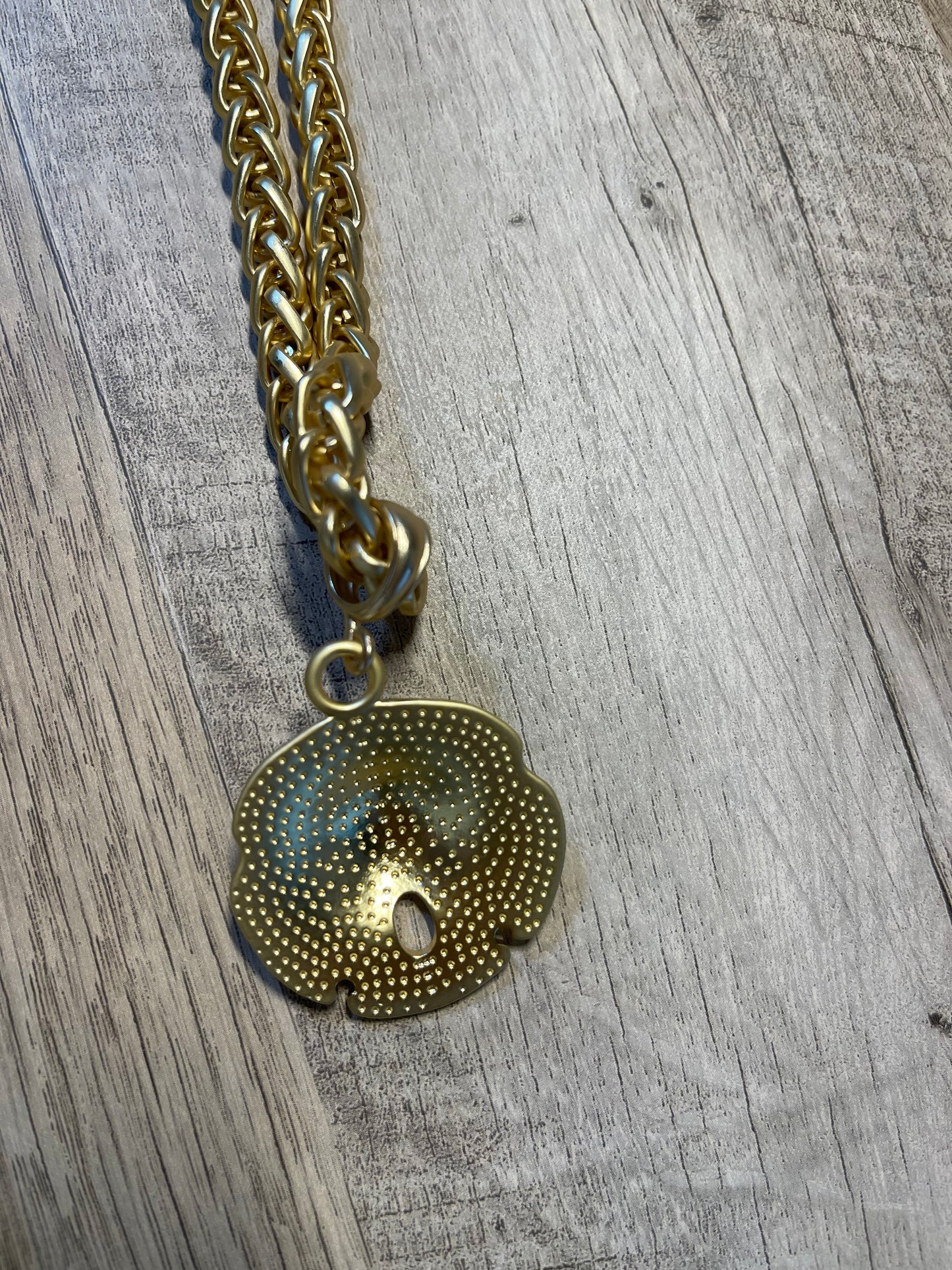 Sand Dollar Statement Necklace