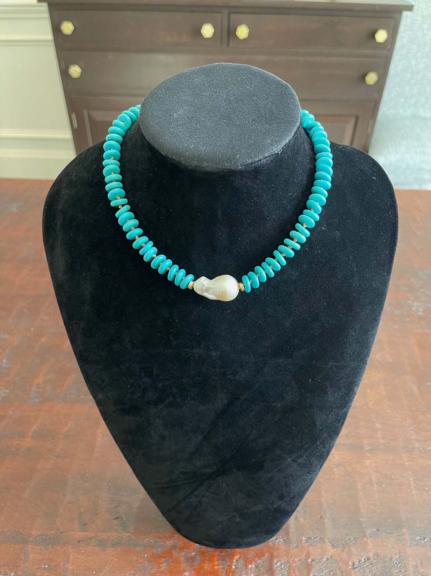 Turquoise in Tahiti Necklace