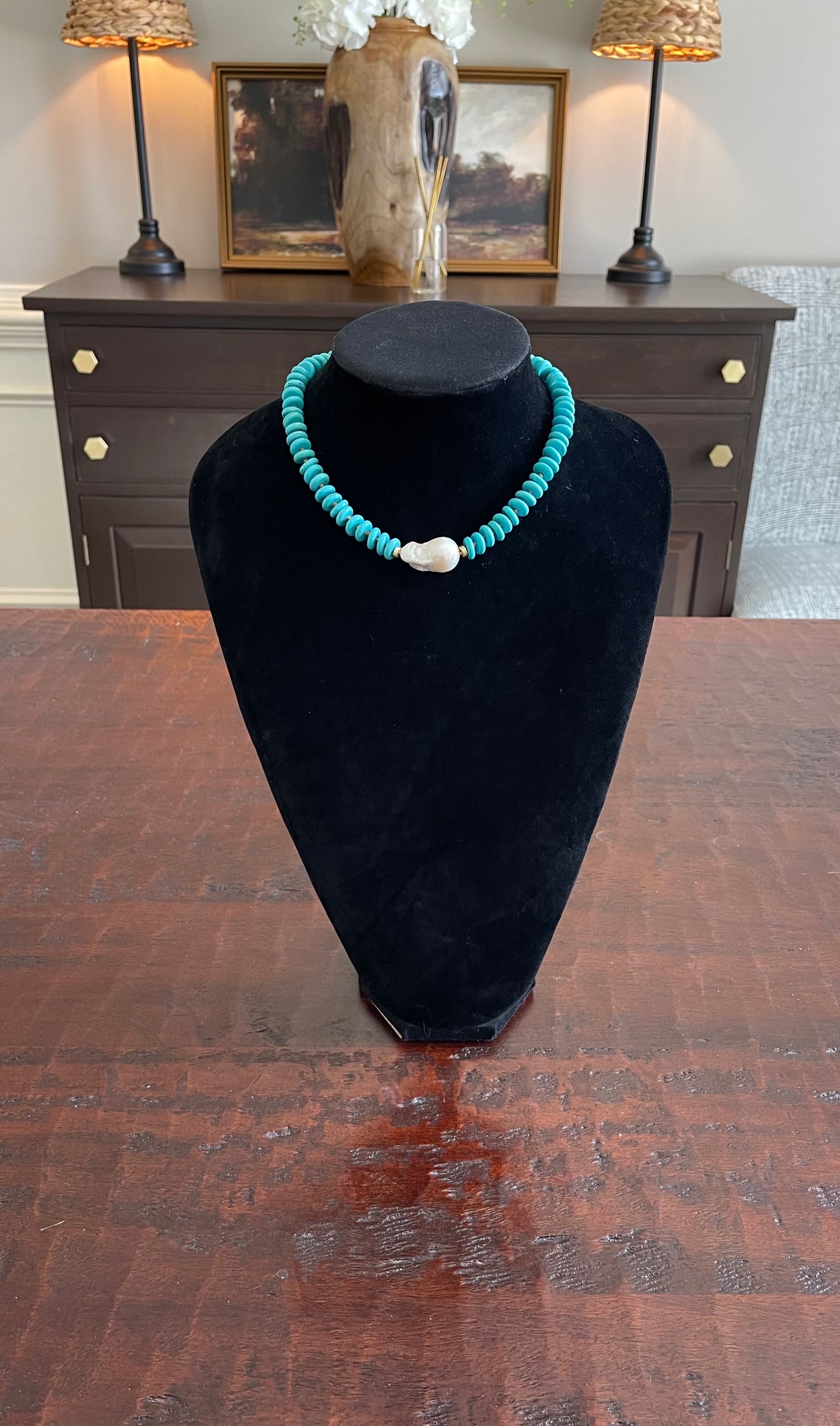 Turquoise in Tahiti Necklace