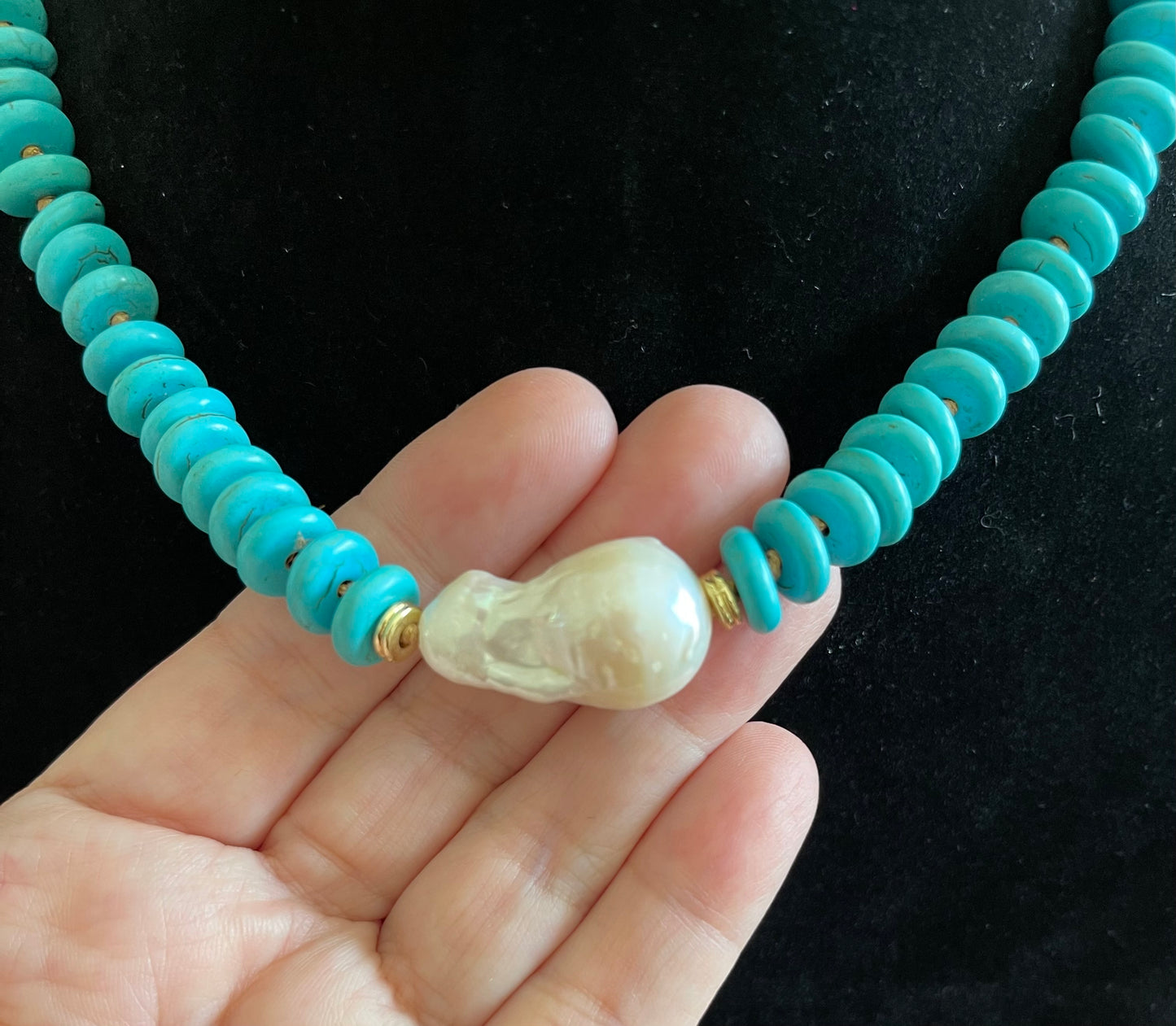 Turquoise in Tahiti Necklace