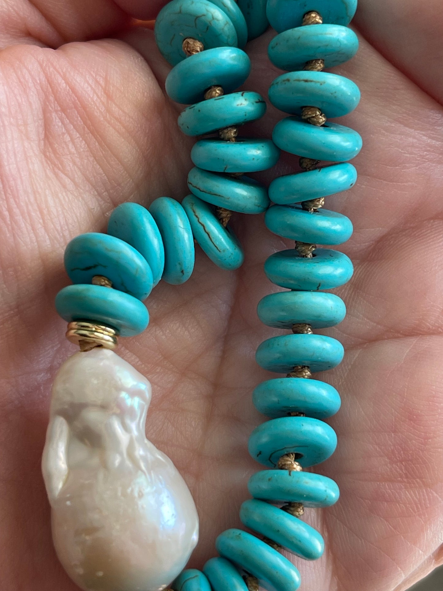 Turquoise in Tahiti Necklace