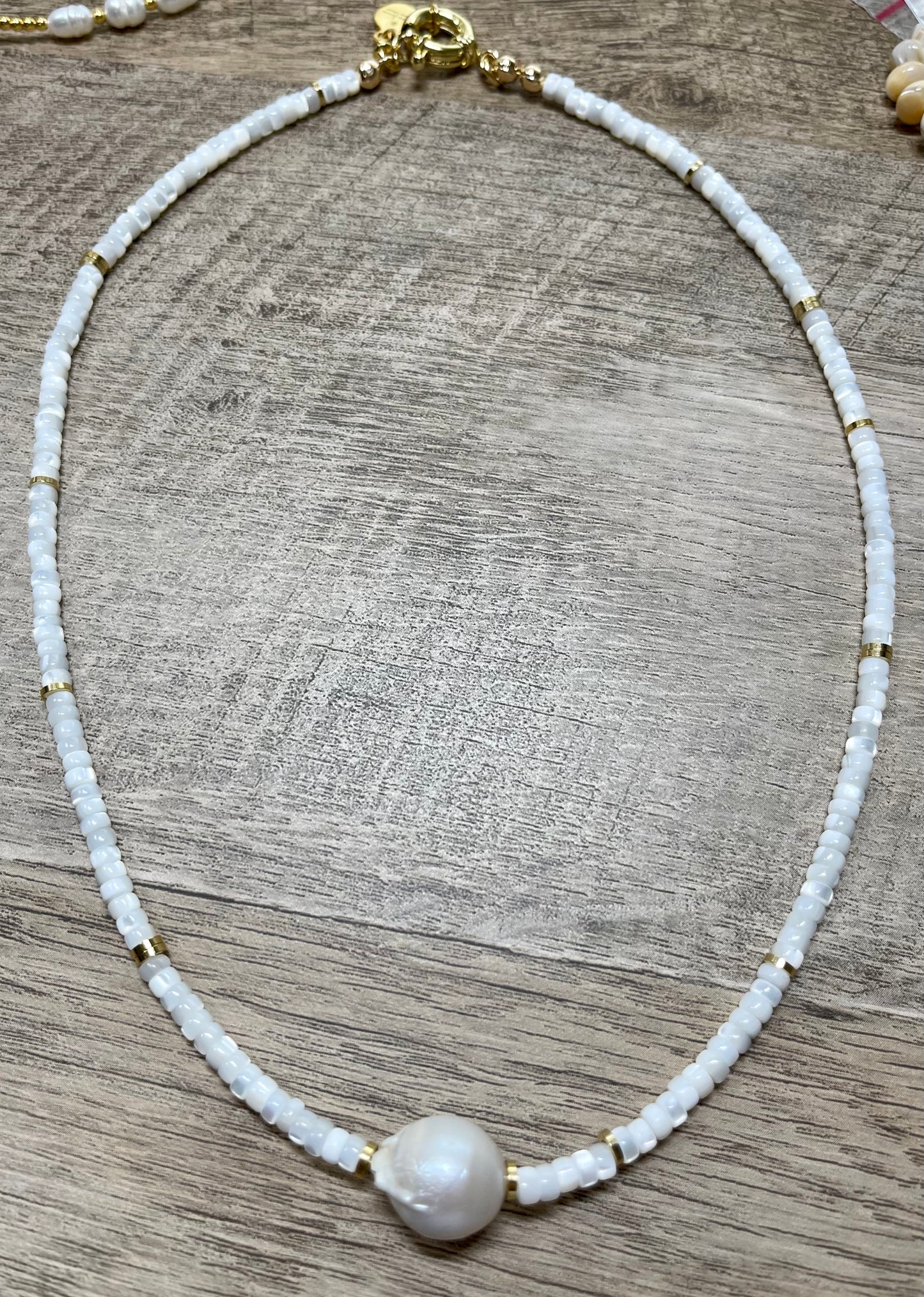 Marshmallow Coconut Necklace