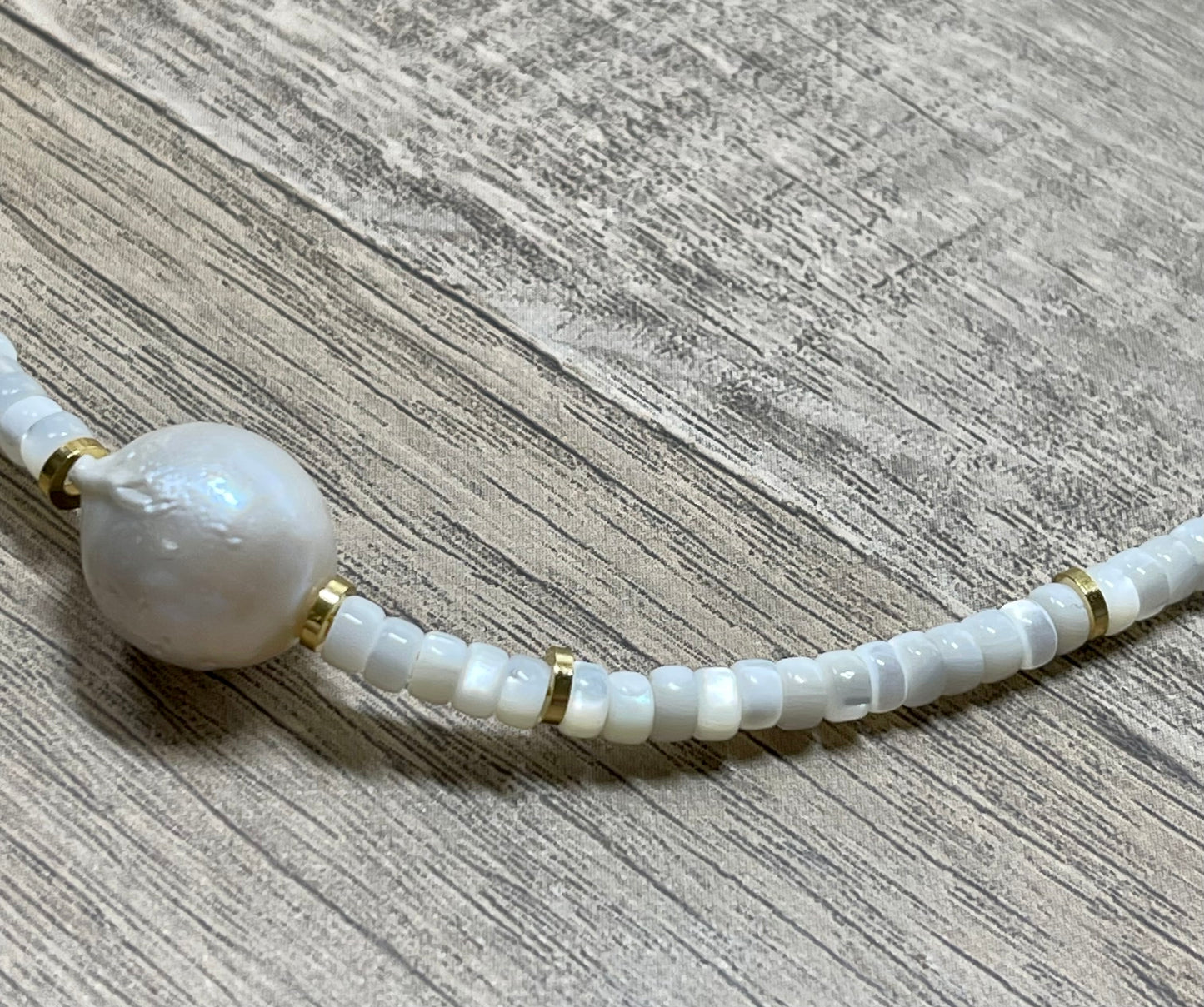 Marshmallow Coconut Necklace