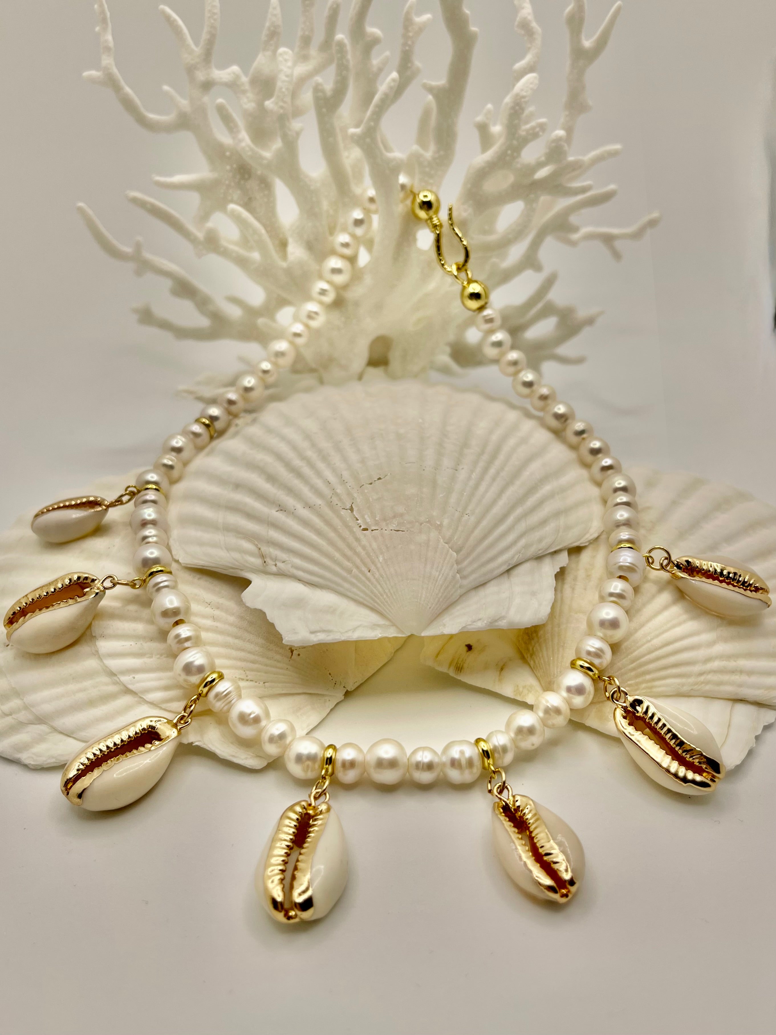Cowrie Camryn Necklace OOAK