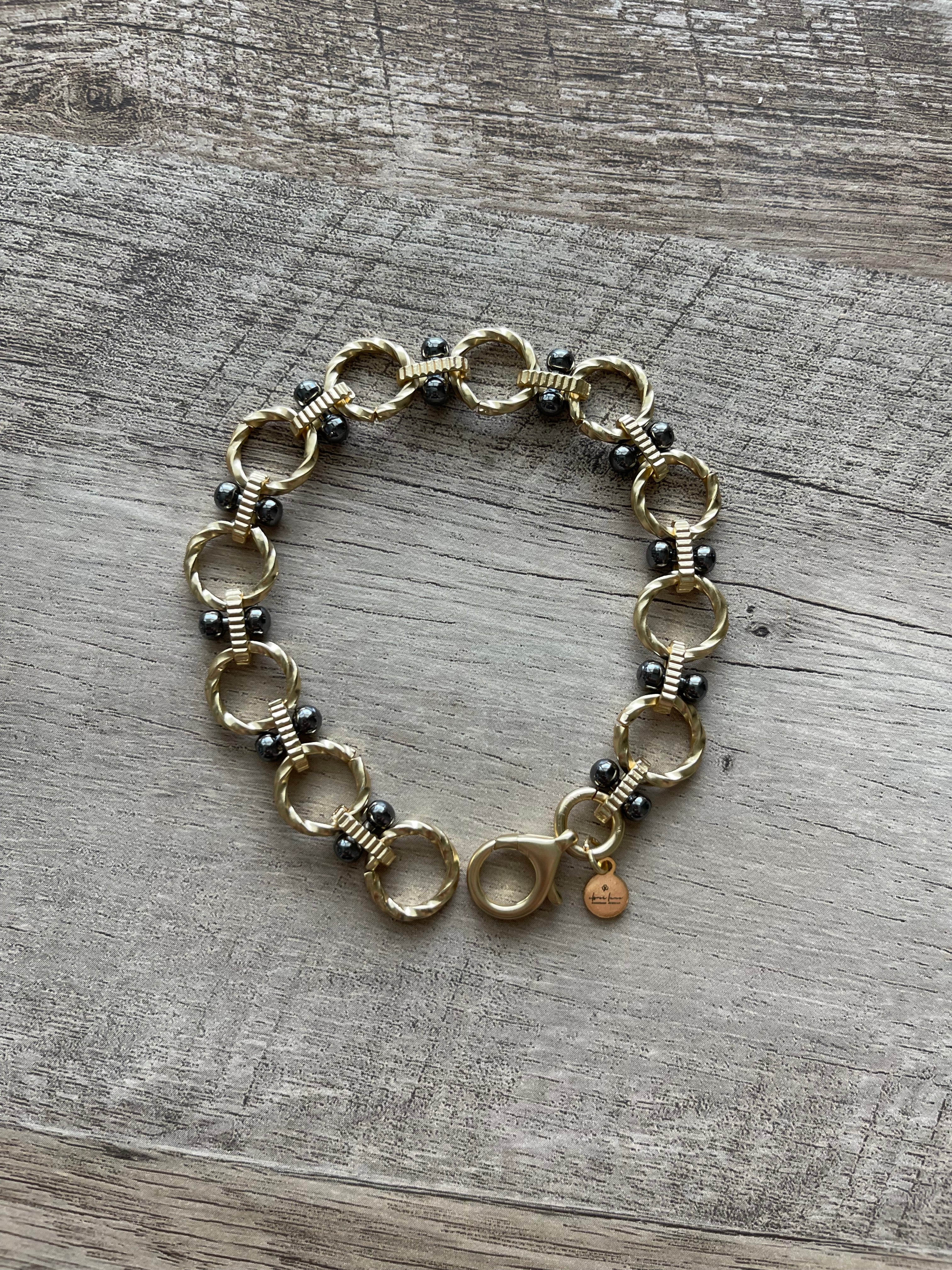 Stacked in Gold Bracelets (3 Bracelet Stack)