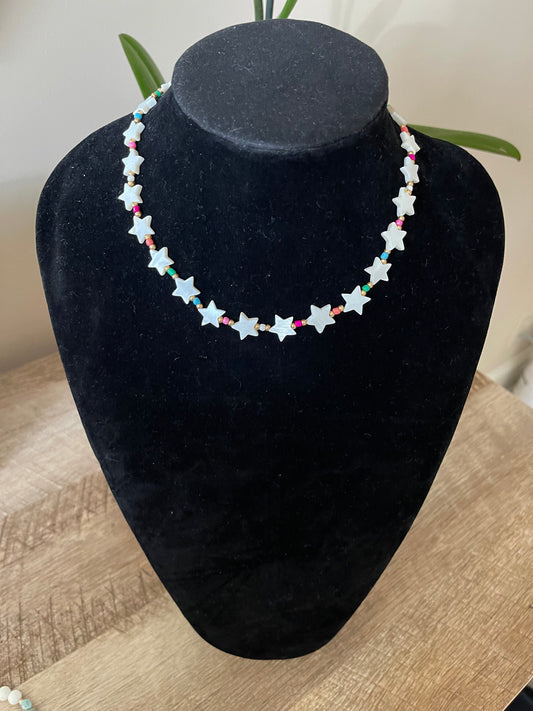 Shelly Stars Necklace